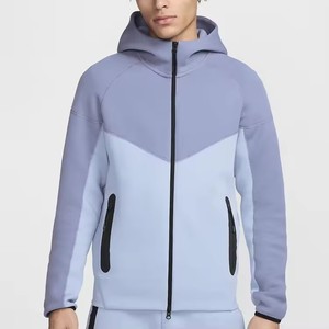 Sudadera con Capucha para Hombre Wembly Sports, Estilo Deportivo, Otoño, Resistente al Viento, Transpirable, Poliéster y Algodón, Corte Regular, Color Sólido - Product Image 3