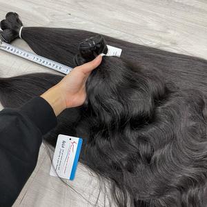 Nouveau produit non transformé paquet de cheveux vierges du Vietnam Remy cuticule intacte double trame pré-collée HD dentelle prête pour l'expédition - Product Image 4