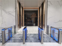 Speed Gate Turnstile Optical Barrier Access Control System Pedestrian Security Gate CE Certified