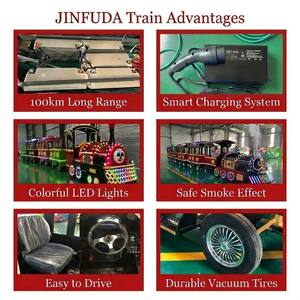 <span class=keywords><strong>Train</strong></span> <span class=keywords><strong>électrique</strong></span> sans rails de luxe <span class=keywords><strong>pour</strong></span> enfants, 24 places, <span class=keywords><strong>pour</strong></span> centre commercial et parc d'attractions en plein air - Product Image 6