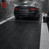 Meilleures ventes : Dalles de sol emboîtables en caoutchouc pour garage, tapis de sol drainant en caoutchouc pour garage intérieur