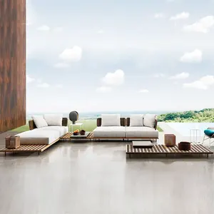 Đồ Nội Thất Ngoài Trời Patio Set Vườn Ghế Sofa Pe Mây Terris Sofa Set Morden Đồ Nội Thất Ngoài Trời Modular Đi Bộ