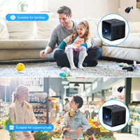 Mini caméra de sécurité WiFi intelligente, cube portable, action DV, surveillance vidéo domestique sans fil, vision à distance, détection de mouvement