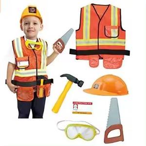 Costume da Giardinaggio, Boscaiolo, Operatore Edile, Riparatore per Bambini, Set per Giochi di Ruolo e Travestimenti - Product Image 1