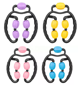 Masseur musculaire profond à 360 degrés, rouleau en mousse manuel à angle réglable, relaxant pour le cou et les jambes, pour un exercice et une thérapie confortables - Product Image 6