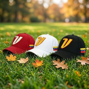 Gorras de Béisbol de Venezuela Personalizadas con Logotipo Bordado en 3D, Gorra Deportiva de 5 Paneles, Gorras de Béisbol y Golf de Venezuela - Product Image 3
