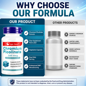 Complément de picolinate de chrome à formule personnalisée pour adultes, favorise le métabolisme du glucose, capsules de picolinate de chrome pour la santé - Product Image 5