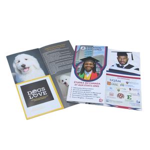 Brochure publicitaire créative et amusante de 285x220 mm pour mariages, promotions d'entreprise, réductions, baby showers, anniversaires, chiens - Product Image 1