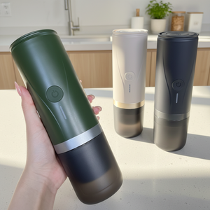 Cafetera Eléctrica Portátil Mini, Funciona con Batería, Compatible con Café en Polvo/<span class=keywords><strong>Cápsulas</strong></span>, Máquina Pequeña para Uso en Casa y Oficina - Product Image 2