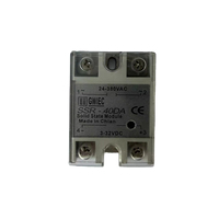 SSR -10AA Miniature Sealed AC Control SSR White Shell Single Phase Solid State Relay with Plastic Cover