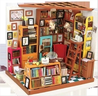 Jouet créatif DIY pour filles, maison de fleurs, modèle d'assemblage 3D fait main (Sam's Bookstore)