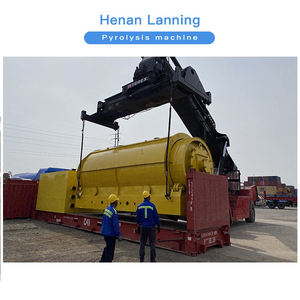 LanNing usine <span class=keywords><strong>prix</strong></span> haute rendement en huile <span class=keywords><strong>de</strong></span> pyrolyse des pneus usine <span class=keywords><strong>de</strong></span> recyclage des déchets plastiques à l'huile 5-10 tonnes - Product Image 2