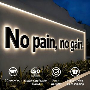 Personnalisé Extérieur Installation Facile Haut <span class=keywords><strong>de</strong></span> Gamme Lumineux Led Publicité Signalisation Lettre Signes pour Business Shop Sign - Product Image 5