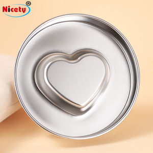 Mangkuk Anjing Ramah Lingkungan 985ml Baja Anti Karat Perak 22cm Model Love Slow Feeder Tahan Lama & Anti Gigit Mudah Dibersihkan Untuk Makanan Basah & Kering - Product Image 1