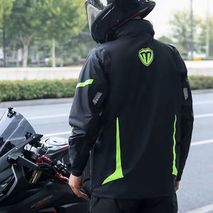 Conjunto de chubasquero moderno para motocicleta para una sola persona, chaqueta impermeable, pantalones para acampar, senderismo, pesca, <span class=keywords><strong>equipo</strong></span> de motocicleta reutilizable - Product Image 1