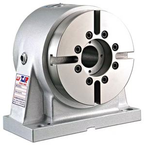 Centre d'usinage vertical CNC à 4 axes <span class=keywords><strong>TJR</strong></span> AR-250(H)/RTA-250(H) avec table rotative en acier inoxydable, servomoteur, contre-pointe et 4ème axe indexé - Product Image 4