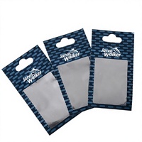 Pochette d'emballage pour hameçons de pêche avec impression personnalisée, fermeture à trois côtés, en plastique souple, sacs à fermeture éclair pour l'emballage de leurres de pêche