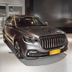 Hongqi HS7 d'occasion : Design de calandre haut de gamme, aides à la conduite avancées, habitacle spacieux, véhicule de luxe chinois, intérieur cuir foncé - Product Image 4