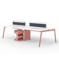 Système de cloisonnement acoustique modulaire moderne pour bureau avec panneau en verre réglable et base autoportante pour poste de travail