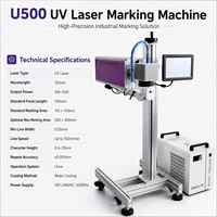 Precio de Fábrica, Máquina de Marcado Láser UV de 3W 5W 10W, Fabricante de Marcado en Frío de 355nm para Vidrio, Plástico, Metal, Cerámica y Dispositivos Médicos