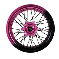 Ensemble de roues Supermoto en aluminium CNC 7116-T6 de 17 pouces, certifié DOT, pour motos tout-terrain EXC SXF Beta, pièces de performance.