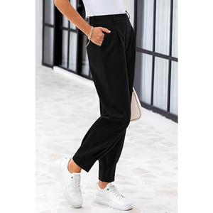 Pantalones de Vestir para Mujer, Casuales de Negocios, Tendencia 2025, Cintura Alta, Largo al Tobillo, Pantalones de Trabajo Cómodos, Todas las Tallas - Product Image 4