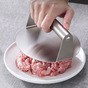 전문가용 바베큐 그릴 베이컨 그릴 프레스 고기/쇠고기 버거 스매셔 키트 스테인리스 스틸 친환경 내구성 햄버거 스매쉬 - Product Image 3
