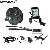 Kit de conversion de vélo électrique avec moteur de moyeu sans balais à double vitesse, léger, 36V 250W, mini, à rotor interne, contrôleur 15Ah
