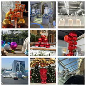 Boule miroir gonflable personnalisée, lumière PVC, ballon publicitaire imperméable, impression UV, 8-10 pieds pour mariage, fête, <span class=keywords><strong>camping</strong></span> DLGZG - Product Image 3