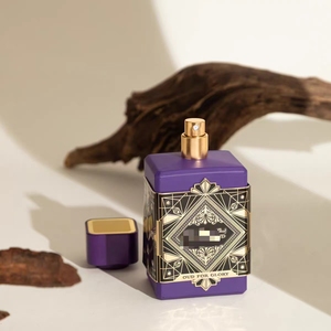 Bottiglia di profumo in cristallo trasparente Dubai <span class=keywords><strong>Lataffa</strong></span> bottiglia di profumo arabo - Product Image 5