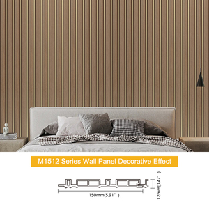 Trung Quốc sinh thái sheboard Panel tường WPC 3D Rỗng rãnh PVC rãnh tường Bảng điều khiển giọng không thấm nước tự nhiên màu gỗ wallboard - Product Image 3