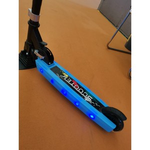 <b>Scooter</b> 2 Wheel Foldable With Lights Height Adjustable For Kids Age 3 6 Years Black - Product Image 3