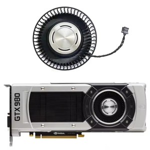 Ventilador de Refrigeración BFB0712HF de 65 mm, 12 V, 1.8 A para Tarjeta Gráfica <span class=keywords><strong>NVIDIA</strong></span> GTX <span class=keywords><strong>Titan</strong></span> GTX980 980Ti, 4 Pines, 4 Cables - Product Image 1
