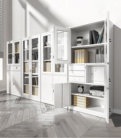 Armoire de classement moderne en acier verrouillable de 72 pouces avec 3 étagères métalliques réglables pour la maison, le bureau, l'entrepôt, la cuisine ou la salle de sport