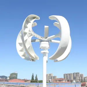 Микро Вертикальная ось ветровой турбины 100 Вт ветряные турбины генератор