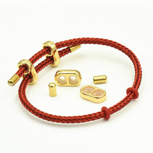 डिय 3 डी हार्ड क्लैंप स्टील वायर कॉर्ड रंगीन रस्सी कंगन समायोज्य चार्म्स सिल्वर बकल स्टेनलेस स्टील वाटरप्रूफ ब्रैसलेट - Product Image 4