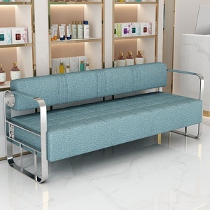 Silla de Espera para Salón de Belleza, Tienda de Ropa, Área de Descanso, Diseño Moderno, Sencilla, de Cuero Sintético, Muebles de Moda - Product Image 4