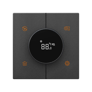 Interrupteur de maison intelligent KNX 4 gangs Interrupteur de lumière Interrupteur de gradation intelligent en silicone avec bouton pivotant - Product Image 2