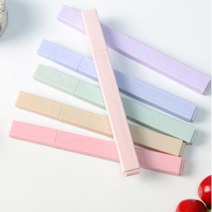 Evidenziatore Rettangolare Personalizzato con Logo, Colori Pastello Macaron, per Studenti e Ufficio, Penna Marcatrice per <span class=keywords><strong>Quaderni</strong></span> - Product Image 1