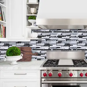 Venta al por mayor mejor papel de cocina backsplash-Easytiles, el más vendido, listo para enviar, azulejos de pared de cocina, antisalpicaduras
