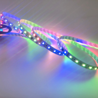 Bande LED RGB DMX512 24V à pixels, 10 pixels, PCB 12mm pour façade de bâtiment, KTV, bar, yacht, extérieur et intérieur, studio, éclairage sur roue SMD