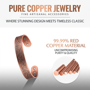 Brazalete Magnético Ajustable <span class=keywords><strong>de</strong></span> Cobre Puro 99.99% con Diseño Árbol <span class=keywords><strong>de</strong></span> <span class=keywords><strong>la</strong></span> <span class=keywords><strong>Vida</strong></span>, 6/9/18/27 Imanes Integrados, Brazalete Antiguo Amigable con <span class=keywords><strong>la</strong></span> Piel - Product Image 3