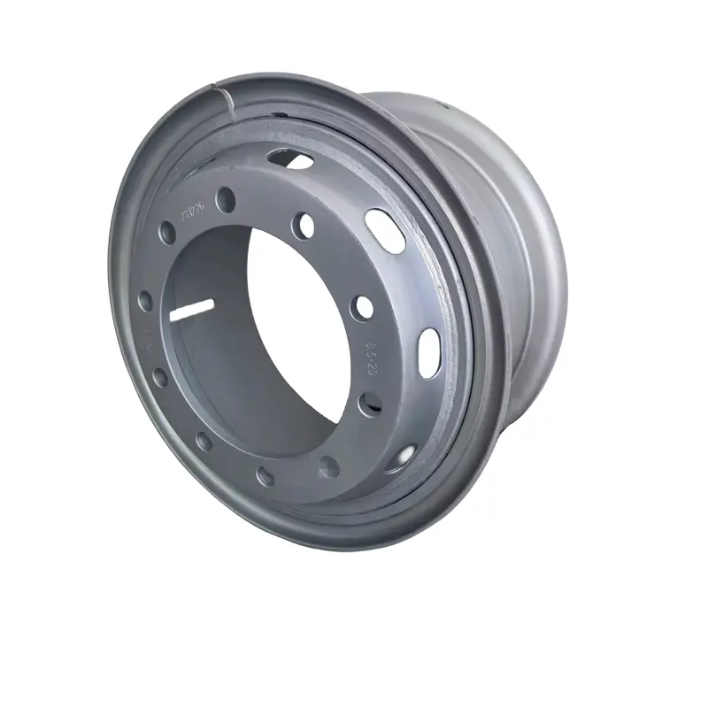 Wholesale Steel Wheel Rim Thickened 8.5-20 Truck Wheel Rim For The Tire 12.00-20 For Heavy Duty Trucks And Trailer