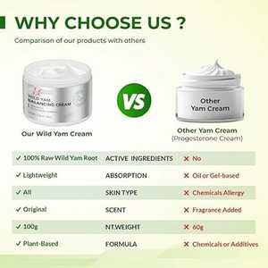 Lance Etiqueta Privada orgánica Wild Yam Root Cream mujeres Wild Yam Cream Hormona equilibrio femenino soporte para la menopausia - Product Image 5