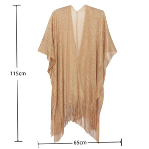 נשים אוהבות כותנה קיץ מפוצל ארוך פיצל צעיף צבע רגיל שקופה מחיר זול מגניב החוף פונצ 'ו - Product Image 4