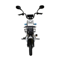 Vélo électrique OEM/ODM 48V 350W avec freins à tambour, double suspension arrière, alarme et panier pour la vente en gros