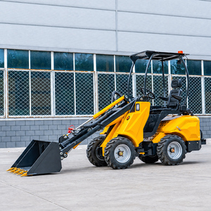 Chariot télescopique compact à roues, capacité de levage 800 kg, moteur pour travaux de chargement en ferme et entrepôt, homologué CE, livraison gratuite - Product Image 3
