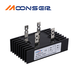 เครื่องแปลงกระแสไฟฟ้าแบบสะพานเฟสเดียว Centry รุ่น QL100A 1200V พร้อมฮีทซิงค์ - Product Image 2