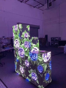 Hot Sale Indoor/Outdoor 3D Video <strong>Magic</strong> Cube LED Display <strong>Screen</strong> Right Corner LED Cube <strong>Screen</strong> with Bevel Edge Bevel Module - Product Image 5