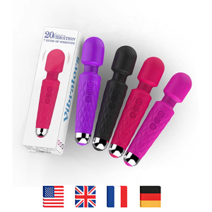 AIERSHA Vibratore a Bacchetta AV per Stimolazione Clitoridea con Ricarica USB per Donna, Giocattolo Sessuale per Autoerotismo Femminile - Product Image 1